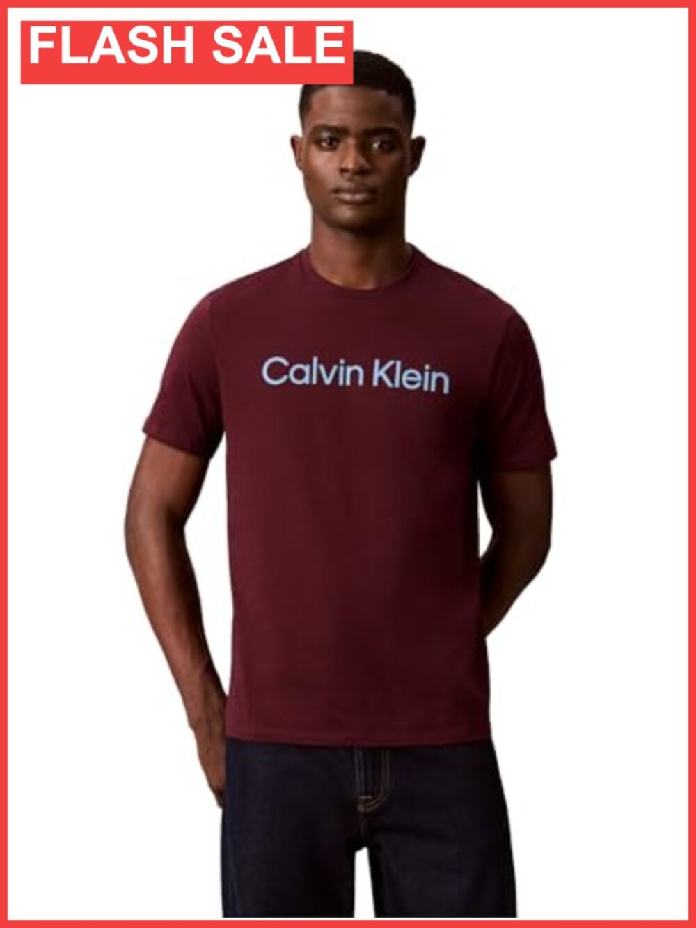 Relaxed Fit CK Logo Crewneck T-Shirt Regenerative Cotton
